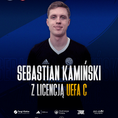 Trener Sebastian Kamiński z licencją UEFA C!
